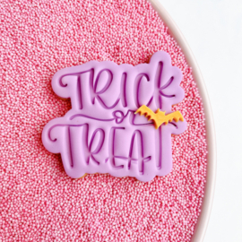 trick or treat stempel  & cookie cutter - 2 delig