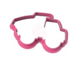 Kiepwagen cookie cutter & hulp stencil
