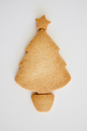 Kerstboom puzzel cookie cutter set