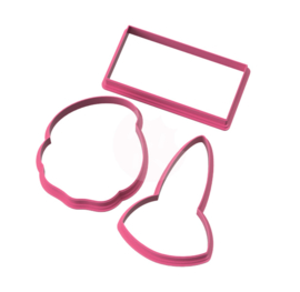 Make up borstel cookie cutter