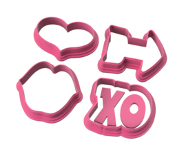 Chubby mini's 4 delig  cookie cutters