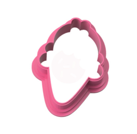 ijsje voor Coolest- kaart cookie cutter 5 cm