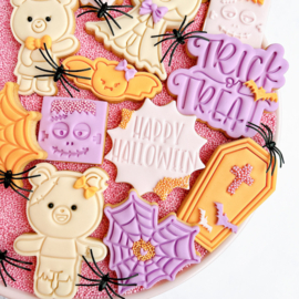 trick or treat stempel  & cookie cutter - 2 delig
