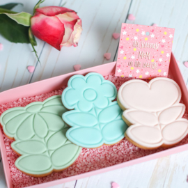 Boeket stempels & cookie cutters - 6 delig