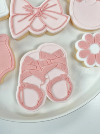 Baby - Meisjes sandaaltje & cookie cutter "oh my cookie"