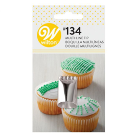 Wilton Decorating Tip Multi Line #134