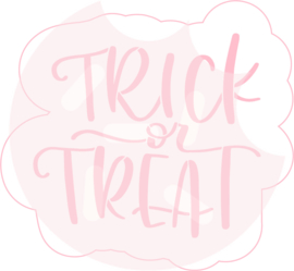 Trick or treat - cutter & stencil set