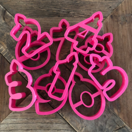 Kaars nummers cookie cutter