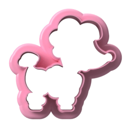 Poedel cookie cutter 8 cm