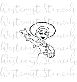 TS Cowgirl  PYO stencil