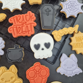 trick or treat stempel  & cookie cutter - 2 delig