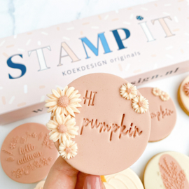 Alfabet WRITTEN  "COMPLEET" met stempel houder -