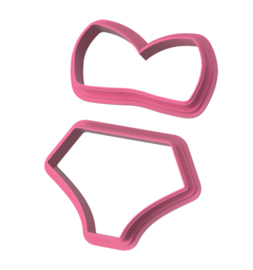 Bikini cookie cutter set