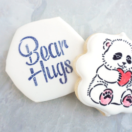 Bear Hugs Stencil