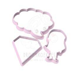 Super mama cookie cutter set