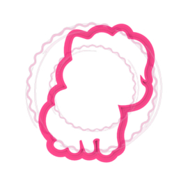 Unicorn Kawai cookie cutter