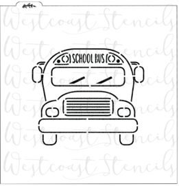 Bus  PYO cookie stencil