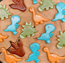 Dino cookie cutter set