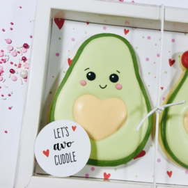 Avocado cookie cutter & PYO stencil