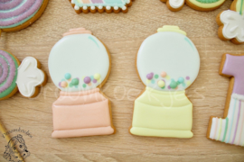 Kauwgombal automaat  cookie cutter