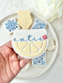 Baby - Hello little cutie & cookie cutter "oh my cookie"