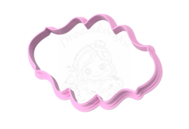 Plaque cookie cutter