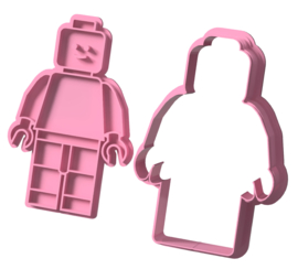 Lego - stempel  & cookie cutter - 2 delig