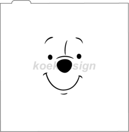 Face cookie stencil