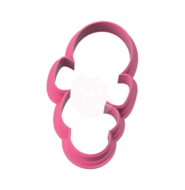 balloon met strik  cookie cutter