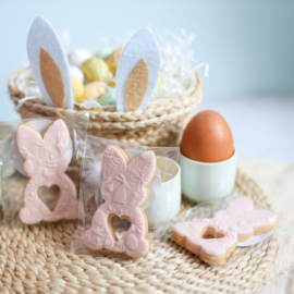 Haasje met hartje cookie cutter