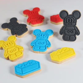 Mouse stempel  & cookie cutter - 2 delig