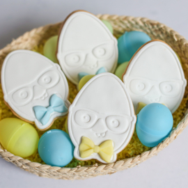 Nurdy ei stempel & cookie cutter 2 delig