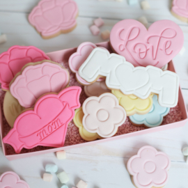 MOM stempel & cookie cutter - 2 delig