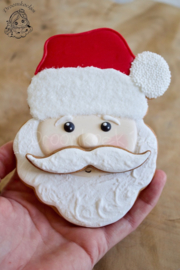 3D kerstman cookie cutter