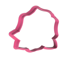 rose # cookie cutter & stencil