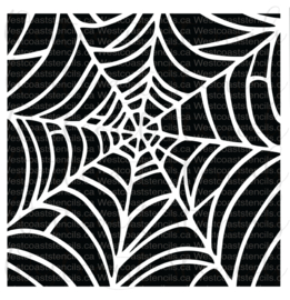 Spiderweb cookie stencil