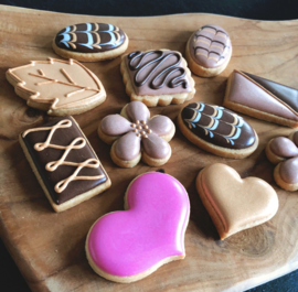 Bonbon set 8 delig mini cutters cookie cutters