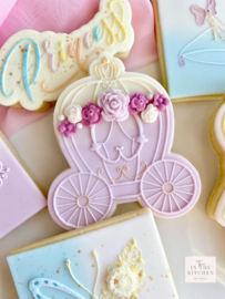 Prinses - koets & cookie cutter 2 -delig