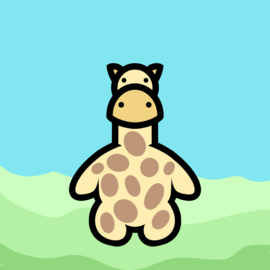 Giraf Olaf cookie cutter