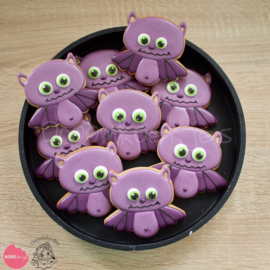 Zombi uil cookie cutter & stencil