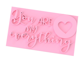 You are my everything stempel
