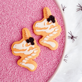 Unicorn halloween outbosse & cookie cutter 2 delig