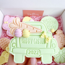 paas auto stempel & cookie cutter 2 delig