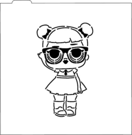 LOL B PYO stencil & Cutter