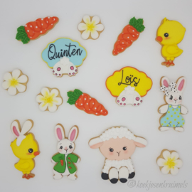 bunny kuikens cookie cutters & PYO stencil