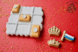 Koningsspelen mini's 4 delig cookie cutter set