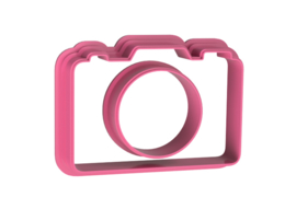 Fototoestel cookie cutter