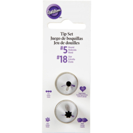 Wilton Decorating Tip Set #5, #18