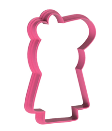 Pig staand cookie cutter