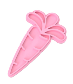 wortel stempel & cookie cutter 2 delig